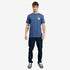 Timberland Mens Small Chest Logo Ss Tee in Blue