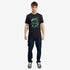 Timberland Mens Rugged Logo Chest Ss Tee in Black