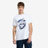 Timberland Mens Rugged Logo Chest Ss Tee in White