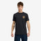 Timberland Mens Rugged Logo Texture Ss Tee in Black
