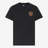 Timberland Mens Rugged Logo Texture Ss Tee in Black