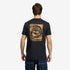 Timberland Mens Rugged Logo Texture Ss Tee in Black