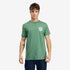 Timberland Mens Rugged Logo Texture Ss Tee in Green