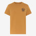 Timberland Mens Rugged Logo Texture Ss Tee in Brown