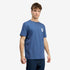 Timberland Mens Ocean Back Graphic Ss Tee in Blue