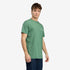 Timberland Mens Y2K Lock Up Back Logo Ss Tee in Green