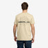 Timberland Mens Y2K Lock Up Back Logo Ss Tee in Beige