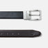 Timberland Mens Bay Ridge Reversible Leather Belt in Dark Brown