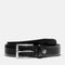 Timberland Mens Birch Point Adjustable Leather Belt in Black