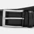 Timberland Mens Birch Point Adjustable Leather Belt in Black