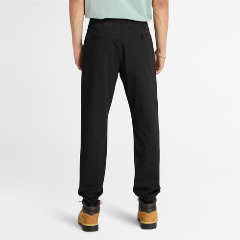 Timberland Mens Cotton Twill Jogger - Joggers in Black