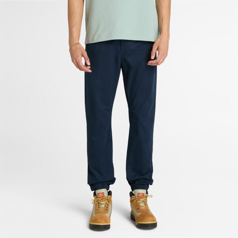 Timberland Mens Cotton Twill Jogger - Joggers in Navy