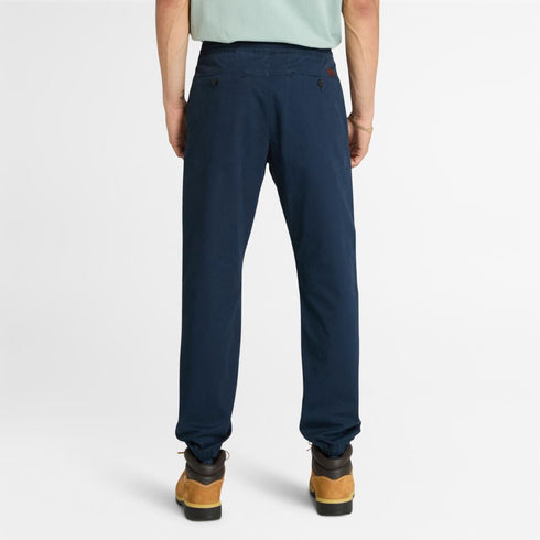 Timberland Mens Cotton Twill Jogger - Joggers in Navy