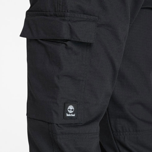 Timberland Mens Ripstop Utility Cargo Jogger in Black