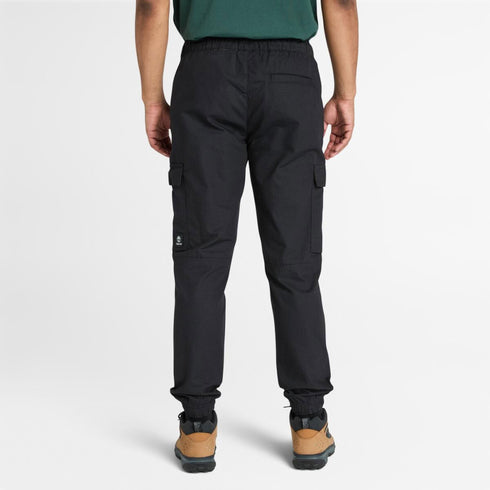 Timberland Mens Ripstop Utility Cargo Jogger in Black