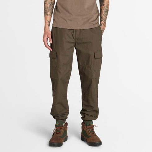 Timberland Mens Ripstop Utility Cargo Jogger in Dark Green