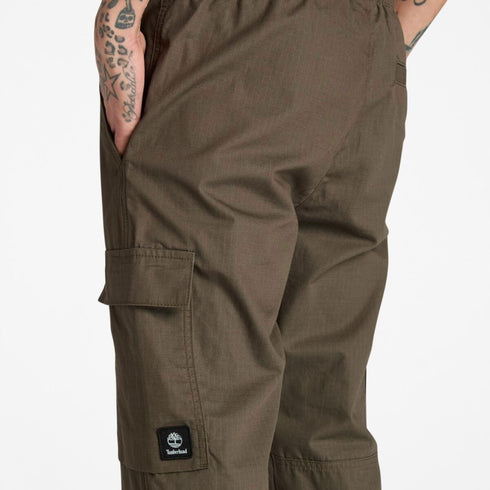 Timberland Mens Ripstop Utility Cargo Jogger in Dark Green