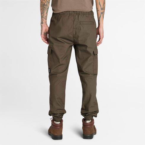 Timberland Mens Ripstop Utility Cargo Jogger in Dark Green