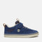 Timberland Junior Low Hook & Loop Sneaker in Dark Blue