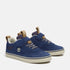 Timberland Junior Low Hook & Loop Sneaker in Dark Blue
