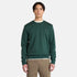 Men's Chest Logo Brushback Crew Neck