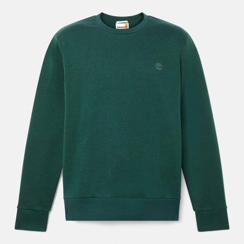 Men's Chest Logo Brushback Crew Neck