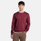 Men's Chest Logo Brushback Crew Neck