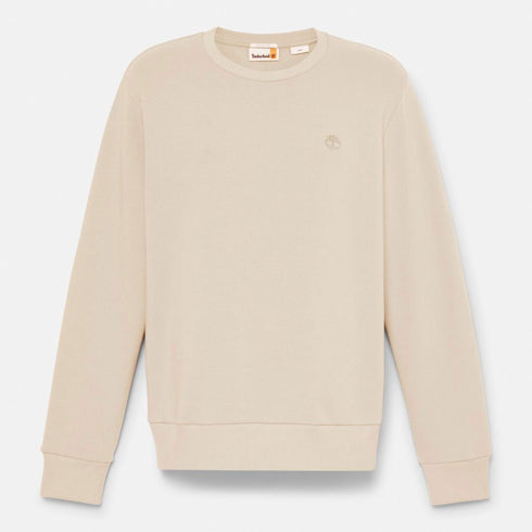 Men's Chest Logo Brushback Crew Neck