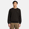 Men's Chest Logo Brushback Crew Neck