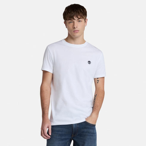 Timberland Mens Dunstan River Short Sleeve Tee in White