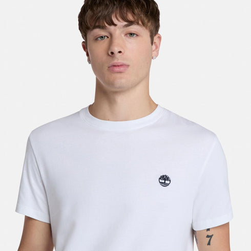 Timberland Mens Dunstan River Short Sleeve Tee in White