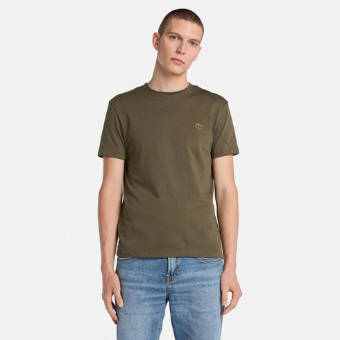 Timberland Mens Dunstan River Short Sleeve Tee in Green