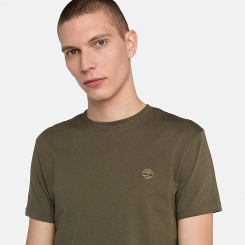 Timberland Mens Dunstan River Short Sleeve Tee in Green