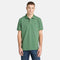 Timberland Mens Oyster River Chest Logo Ss Polo (Reg) in Green