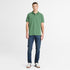 Timberland Mens Oyster River Chest Logo Ss Polo (Reg) in Green