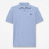 Timberland Mens Oyster River Chest Logo Ss Polo (Reg) in Blue