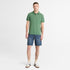 Timberland Mens Oyster River Chest Logo Ss Polo (Slim) in Green
