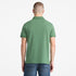 Timberland Mens Oyster River Chest Logo Ss Polo (Slim) in Green