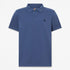 Timberland Mens Oyster River Chest Logo Ss Polo (Slim) in Blue