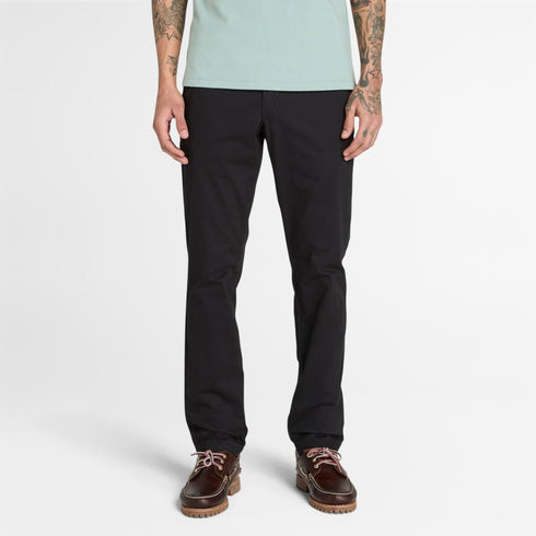 Timberland Mens Claremont Twill Chino Pant (Slim) in Black