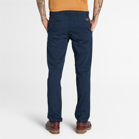 Timberland Mens Twill Chino Pant (Slim) in Navy