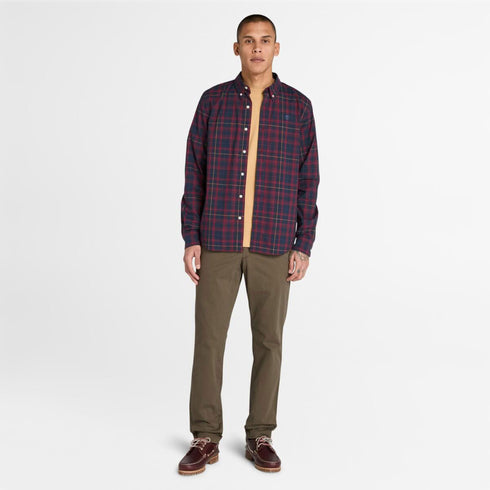 Timberland Mens Twill Chino Pant (Slim) in Dark Green