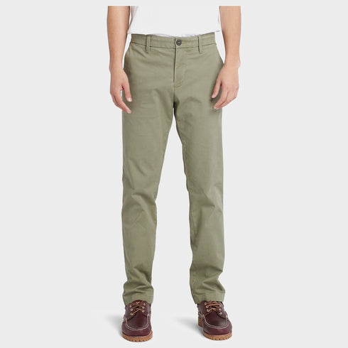 Timberland Mens Claremont Twill Chino Pant (Slim) in Green Bay