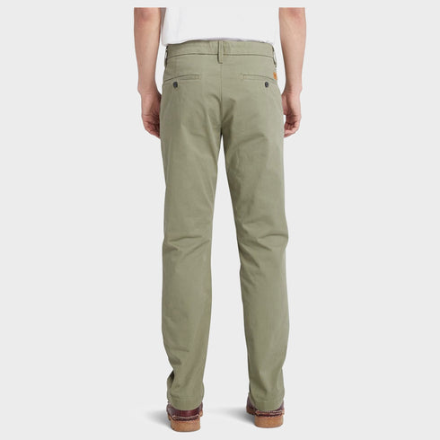 Timberland Mens Claremont Twill Chino Pant (Slim) in Green Bay
