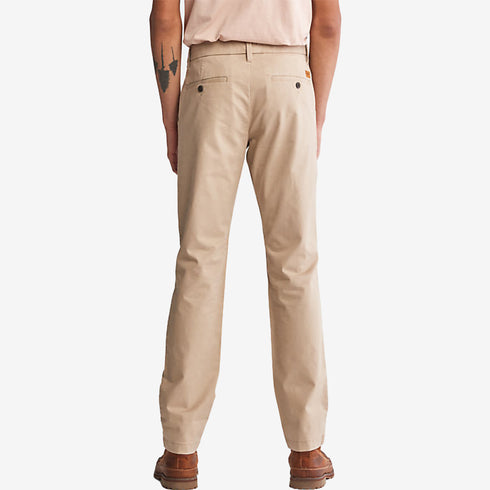 Timberland Mens Claremont Twill Chino Pant (Slim) in Burnt Henna