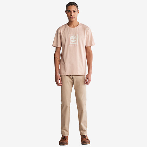 Timberland Mens Claremont Twill Chino Pant (Slim) in Burnt Henna