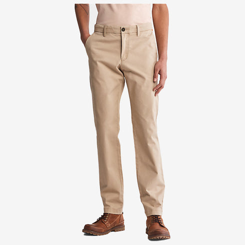 Timberland Mens Claremont Twill Chino Pant (Slim) in Burnt Henna