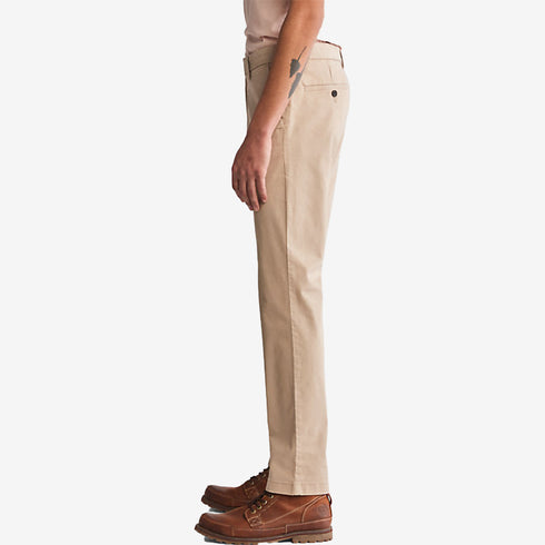 Timberland Mens Claremont Twill Chino Pant (Slim) in Burnt Henna