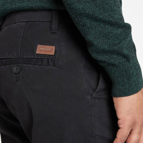 Timberland Mens Twill Chino Pant (Straight) in Black