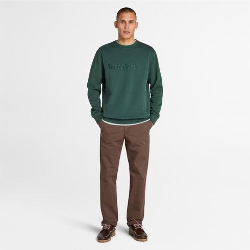 Timberland Mens Twill Chino Pant (Straight) in Dark Brown